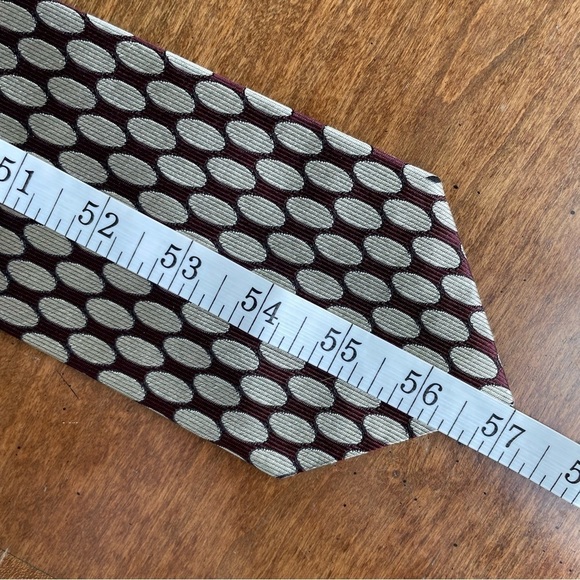 Brooks Brothers Geometric Pattern Silk Men’s Tie - Picture 8 of 9